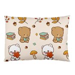 Bear Cartoon Background Pattern Seamless Animal Pillow Case