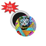 Kitten Cat Pet Animal Adorable Fluffy Cute Kitty 1.75  Magnets (100 pack) 