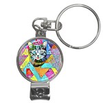 Kitten Cat Pet Animal Adorable Fluffy Cute Kitty Nail Clippers Key Chain