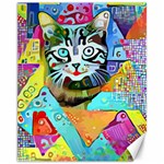 Kitten Cat Pet Animal Adorable Fluffy Cute Kitty Canvas 11  x 14 