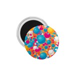 Circles Art Seamless Repeat Bright Colors Colorful 1.75  Magnets