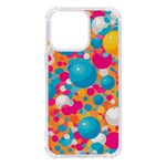 Circles Art Seamless Repeat Bright Colors Colorful iPhone 13 Pro TPU UV Print Case