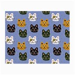 Cat Cat Background Animals Little Cat Pets Kittens Small Glasses Cloth