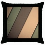 Abstract Texture, Retro Backgrounds Throw Pillow Case (Black)
