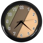 Abstract Texture, Retro Backgrounds Wall Clock (Black)