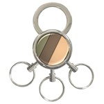 Abstract Texture, Retro Backgrounds 3-Ring Key Chain