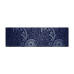 Blue Paisley Texture, Blue Paisley Ornament Sticker (Bumper)