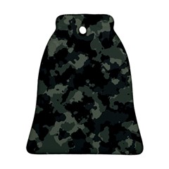Camouflage, Pattern, Abstract, Background, Texture, Army Bell Ornament (Two Sides) from ArtsNow.com Front