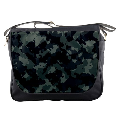 Camouflage, Pattern, Abstract, Background, Texture, Army Messenger Bag from ArtsNow.com Front