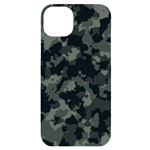 Camouflage, Pattern, Abstract, Background, Texture, Army iPhone 14 Plus Black UV Print Case