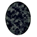 Camouflage, Pattern, Abstract, Background, Texture, Army Oval Glass Fridge Magnet (4 pack)