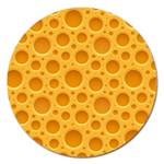 Cheese Texture Food Textures Magnet 5  (Round)
