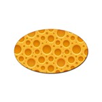 Cheese Texture Food Textures Sticker Oval (10 pack)