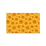 Cheese Texture Food Textures Sticker Rectangular (100 pack)