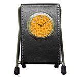 Cheese Texture Food Textures Pen Holder Desk Clock