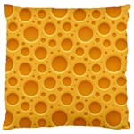 Cheese Texture Food Textures Large Cushion Case (One Side)