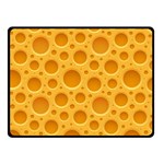 Cheese Texture Food Textures Two Sides Fleece Blanket (Small)