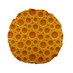 Cheese Texture Food Textures Standard 15  Premium Flano Round Cushions