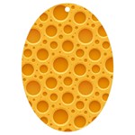 Cheese Texture Food Textures UV Print Acrylic Ornament Oval