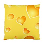 Cheese Texture, Macro, Food Textures, Slices Of Cheese Standard Cushion Case (Two Sides)