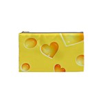 Cheese Texture, Macro, Food Textures, Slices Of Cheese Cosmetic Bag (Small)
