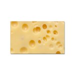 Cheese Texture, Yellow Cheese Background Sticker Rectangular (100 pack)