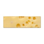 Cheese Texture, Yellow Cheese Background Sticker Bumper (100 pack)