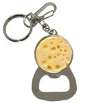 Cheese Texture, Yellow Cheese Background Bottle Opener Key Chain