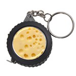 Cheese Texture, Yellow Cheese Background Measuring Tape
