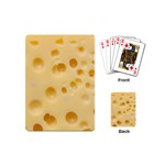 Cheese Texture, Yellow Cheese Background Playing Cards Single Design (Mini)