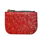 Chinese Hieroglyphs Patterns, Chinese Ornaments, Red Chinese Mini Coin Purse