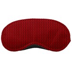 Christmas Pattern, Fabric Texture, Knitted Red Background Sleep Mask