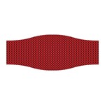 Christmas Pattern, Fabric Texture, Knitted Red Background Stretchable Headband