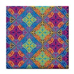 Colorful Floral Ornament, Floral Patterns Face Towel