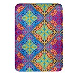 Colorful Floral Ornament, Floral Patterns Rectangular Glass Fridge Magnet (4 pack)