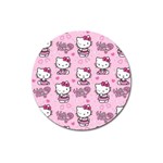 Cute Hello Kitty Collage, Cute Hello Kitty Magnet 3  (Round)
