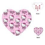Cute Hello Kitty Collage, Cute Hello Kitty Playing Cards Single Design (Heart)