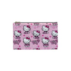 Cute Hello Kitty Collage, Cute Hello Kitty Cosmetic Bag (Small) from ArtsNow.com Front