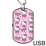 Cute Hello Kitty Collage, Cute Hello Kitty Dog Tag USB Flash (One Side)