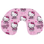 Cute Hello Kitty Collage, Cute Hello Kitty Travel Neck Pillow