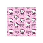 Cute Hello Kitty Collage, Cute Hello Kitty Satin Bandana Scarf 22  x 22 
