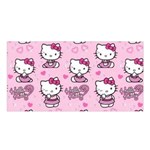 Cute Hello Kitty Collage, Cute Hello Kitty Satin Shawl 45  x 80 