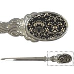 Decorative Ornament Texture, Retro Floral Texture, Vintage Texture, Gray Letter Opener