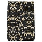 Decorative Ornament Texture, Retro Floral Texture, Vintage Texture, Gray Removable Flap Cover (L)