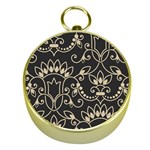 Decorative Ornament Texture, Retro Floral Texture, Vintage Texture, Gray Gold Compasses