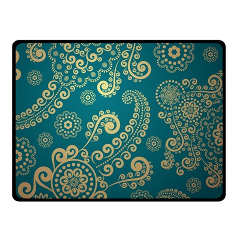 European Pattern, Blue, Desenho, Retro, Style Fleece Blanket (Small) from ArtsNow.com 50 x40  Blanket Front