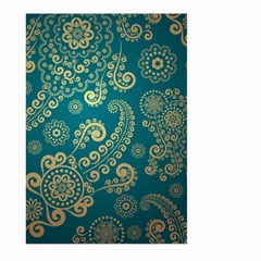 European Pattern, Blue, Desenho, Retro, Style Large Garden Flag (Two Sides) from ArtsNow.com Front