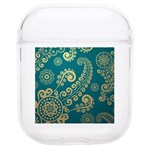 European Pattern, Blue, Desenho, Retro, Style Soft TPU AirPods 1/2 Case