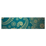 European Pattern, Blue, Desenho, Retro, Style Oblong Satin Scarf (16  x 60 )