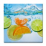 Fruits, Fruit, Lemon, Lime, Mandarin, Water, Orange Face Towel